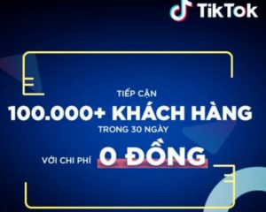 TikTok Tiếp cận 100.000 khách hàng trong 30 ngày với chi phí 0 đồng – Cấn Mạnh Linh
